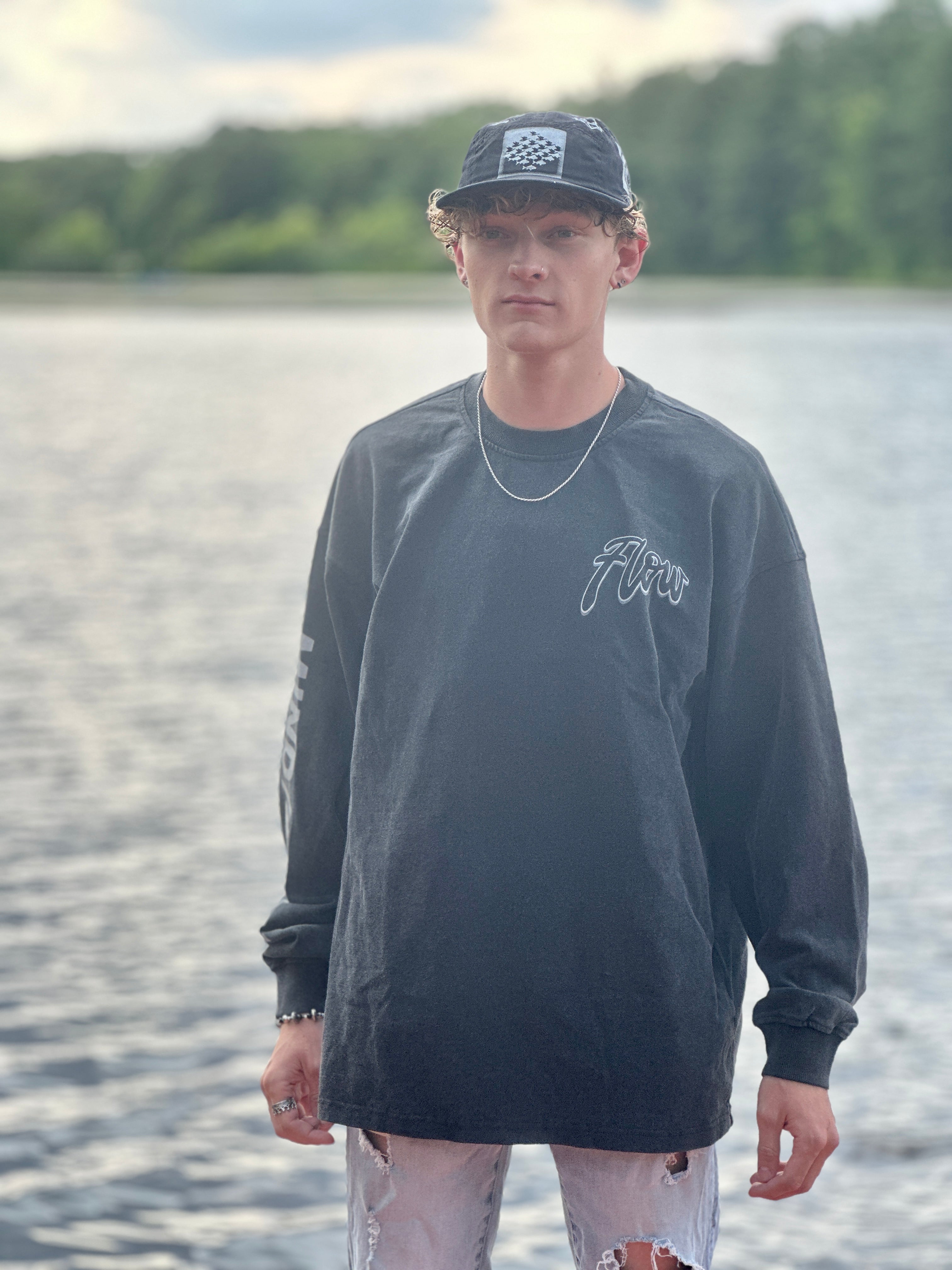 "MIND//BODY" LS - Vintage Black